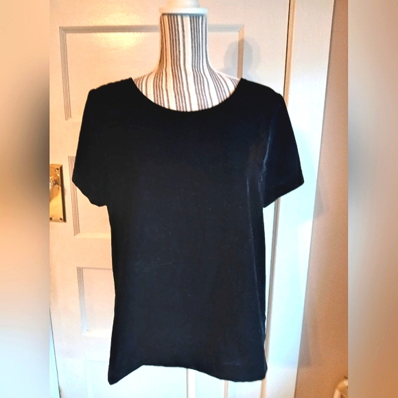 NWT J. Crew Velvet short sleeve - l - Picture 3 of 5